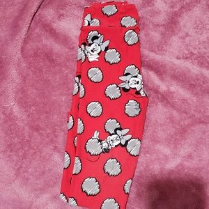 Lularoe minnie mouse leggings